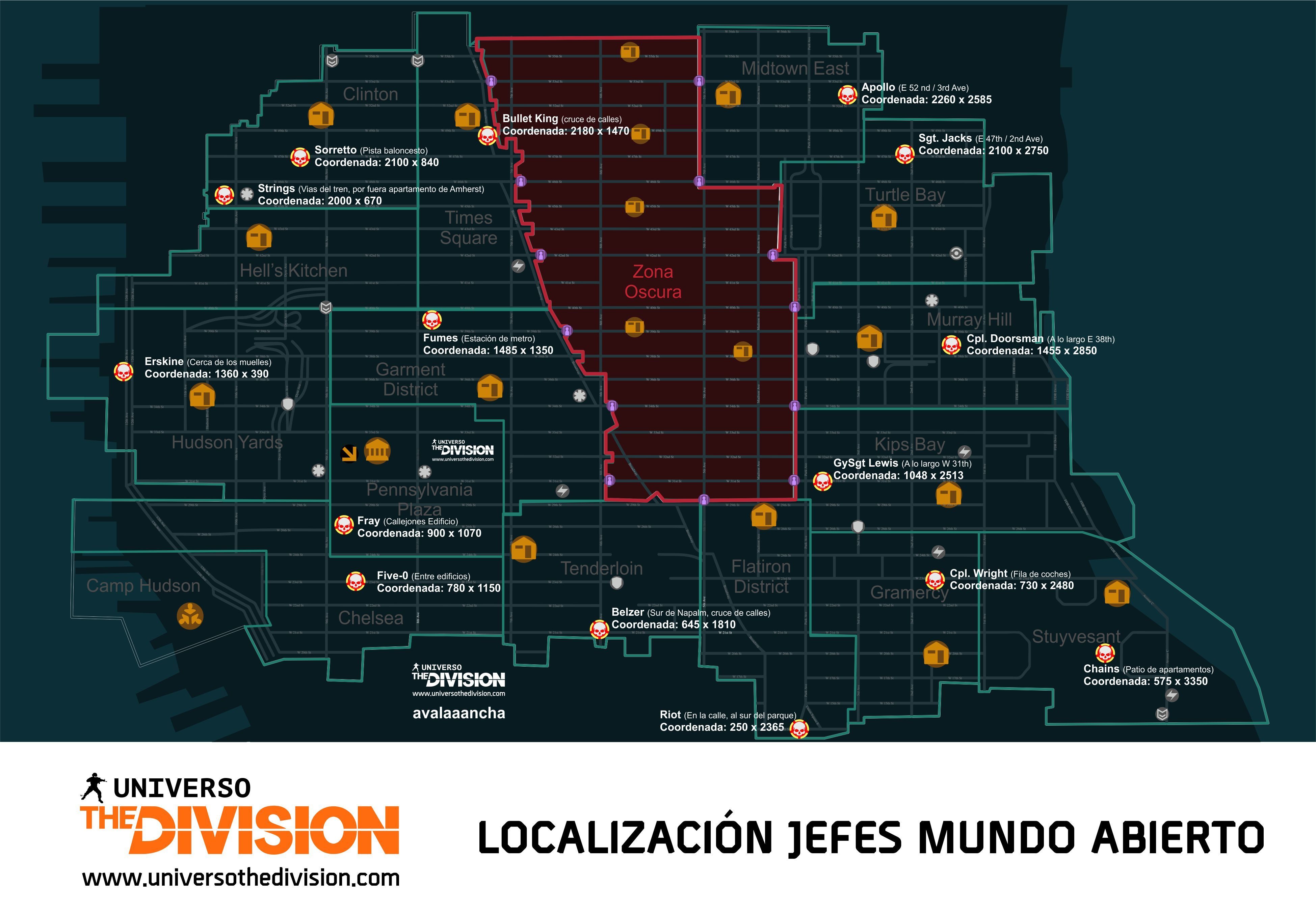 Mapa NY modificado color