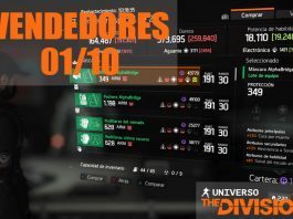 Actualización Vendedores 01/10