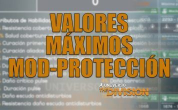 Valores máximos mods y protección 1.5